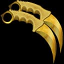 Gold Dual Karambits